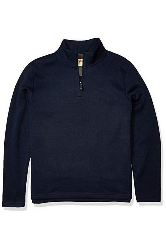 Wrangler Authentics Men?s Sweater Fleece Quarter-Zip, Choose Sz/Color: XL/Mood Indigo