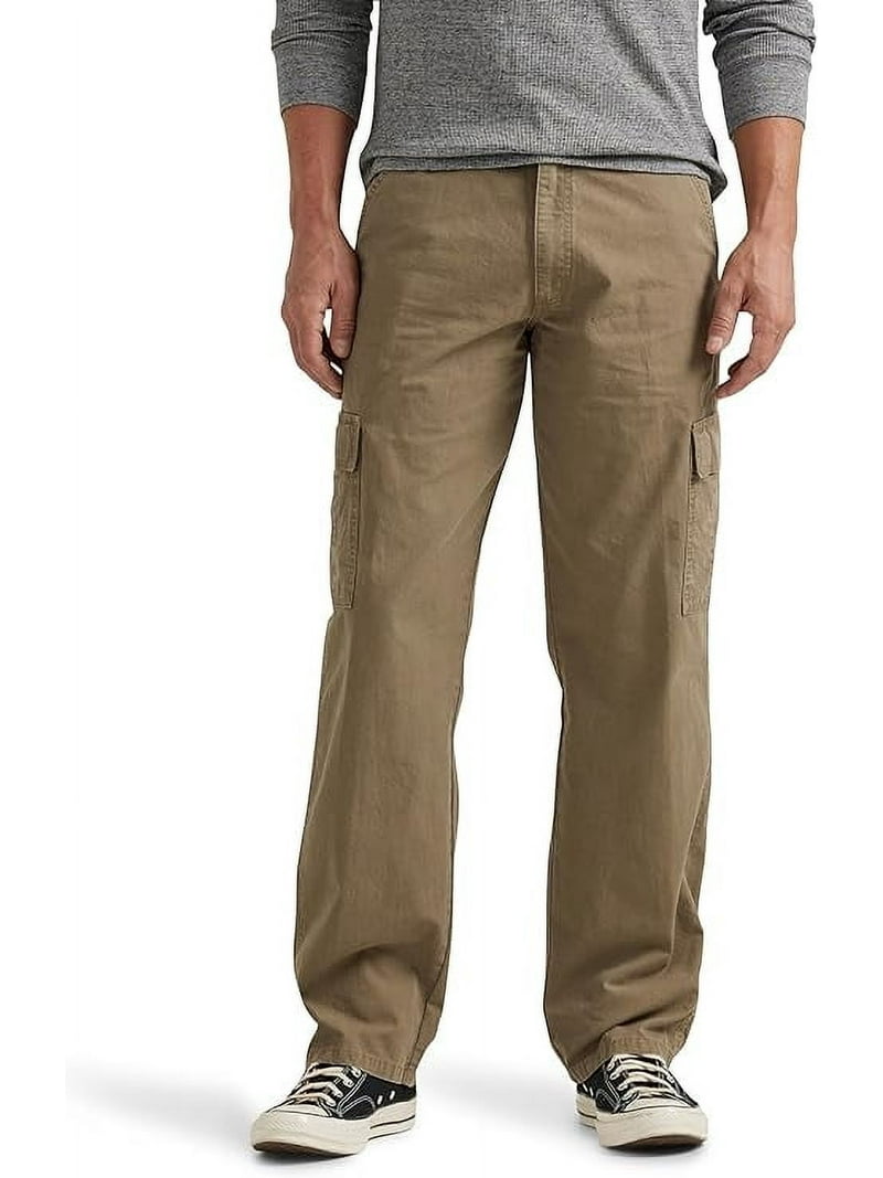 Wrangler Authentics Men's Twill Relaxed Fit Cargo Pant (Logan