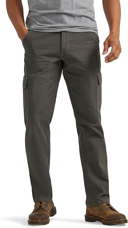 Wrangler Authentics Men's Twill Relaxed Fit Cargo Pant (Logan ...