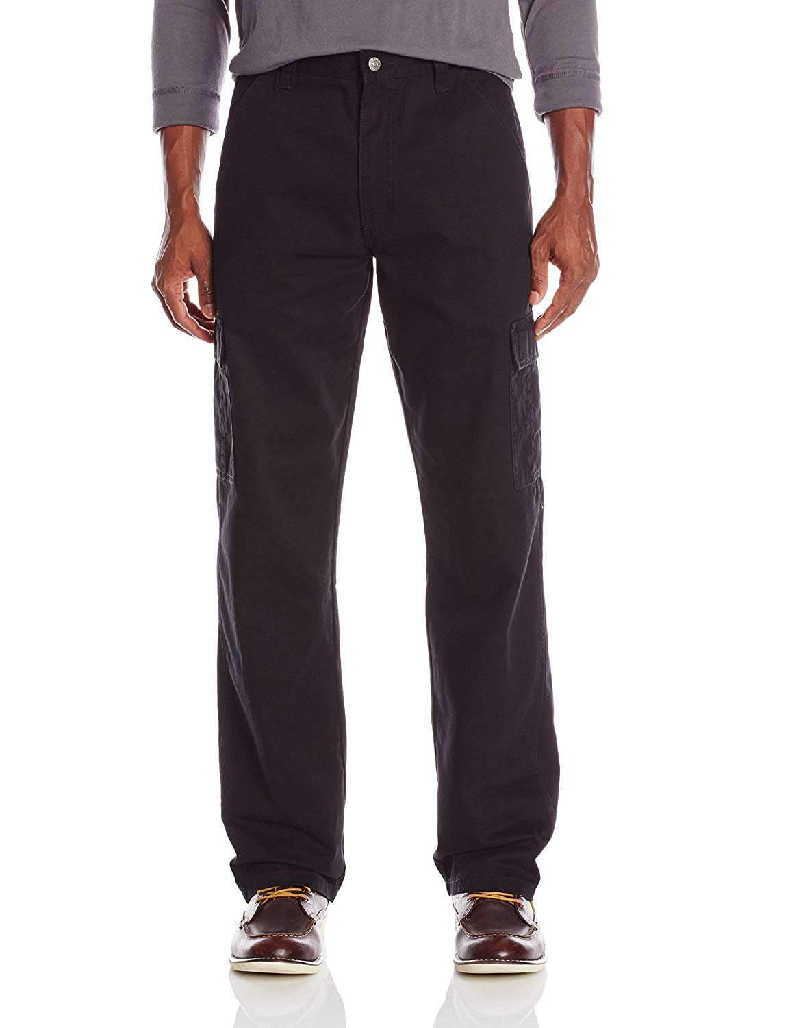 Wrangler Authentics Men's Twill Relaxed Fit Cargo Pant