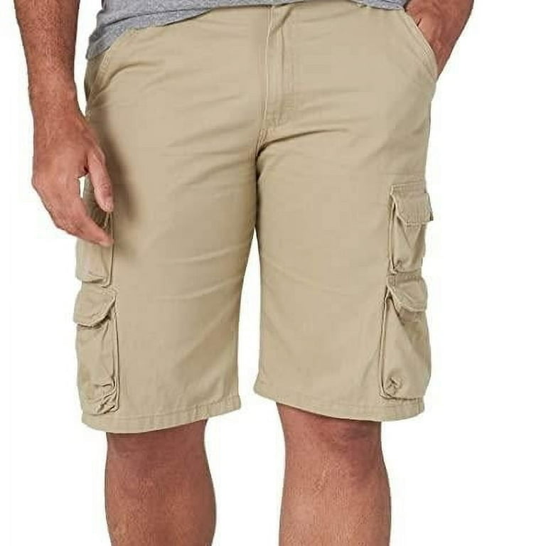 Wrangler Authentics Mens Big and Tall Premium Twill Cargo Short
