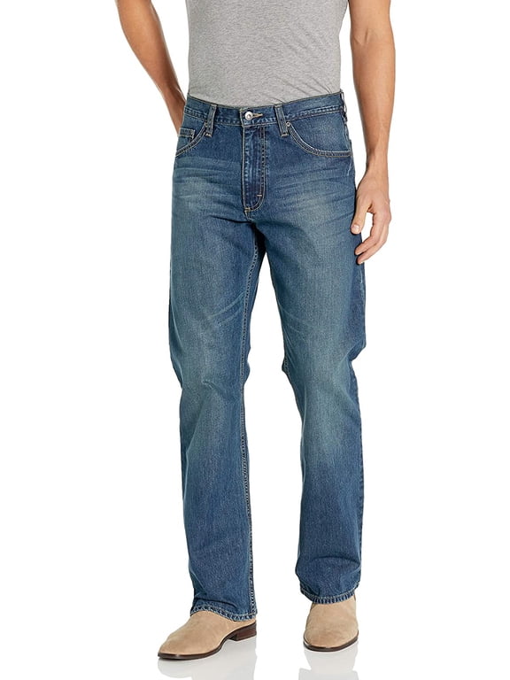 Authentics Mens Jeans 38x32 Relaxed Fit Boot Denim