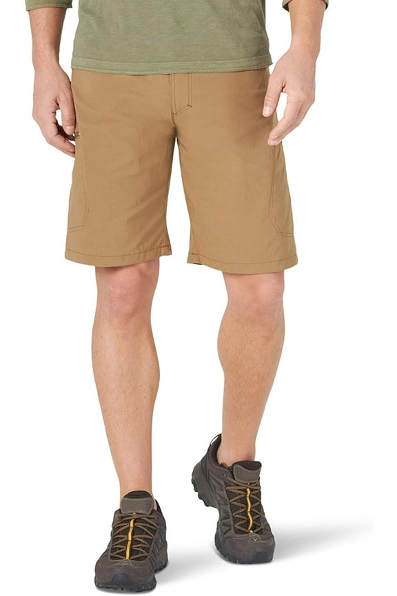 Authentics Mens Performance Comfort Flex Cargo Short 32 Bronze