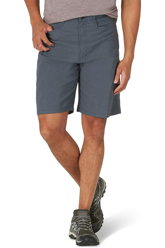 Authentics Mens Performance Comfort Flex Cargo Short 33 Granite