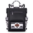 thumbnail image 1 of Wrangler Aztec Women Backpack Purse Convertible Fashion Ladies Anti Theft with Adjustable Strap, Black, 1 of 7