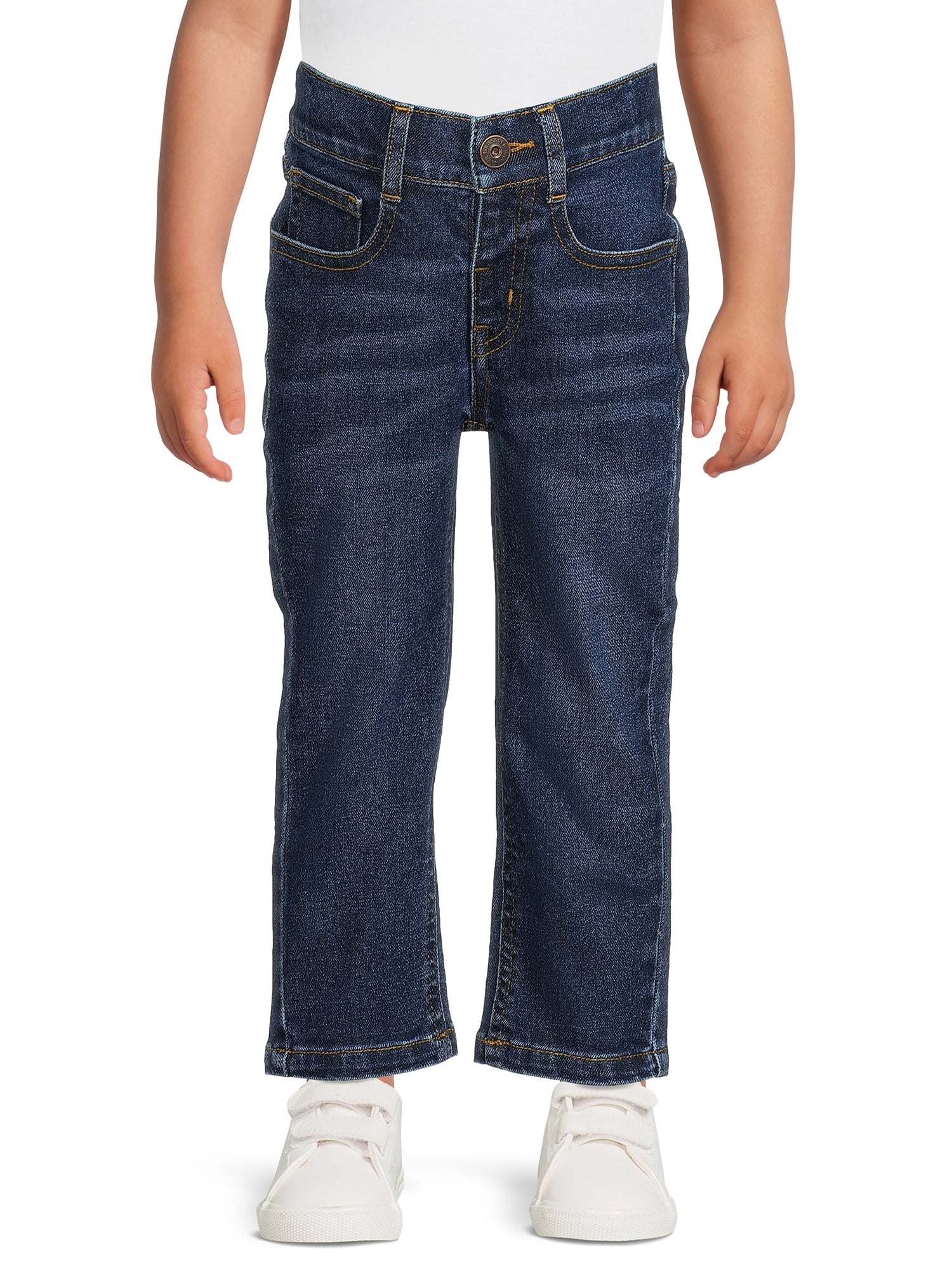 Wrangler Baby and Toddler Boys’ Straight Leg Jeans, Sizes 12M5T