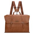 thumbnail image 1 of Wrangler Backpack Purse for Women Vegan Leather Fashion Anti Theft Convertible Backpack with Adjustable Strap, Large-Brown, 1 of 10