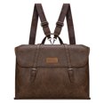 thumbnail image 1 of Wrangler Backpack Purse for Women Vegan Leather Fashion Anti Theft Convertible Backpack with Adjustable Strap, Large-Coffee, 1 of 10