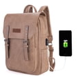 thumbnail image 1 of Wrangler Leather Backpack Purse for Women Laptop Backpack Fashion Pink Backpack, Khaki, 1 of 7