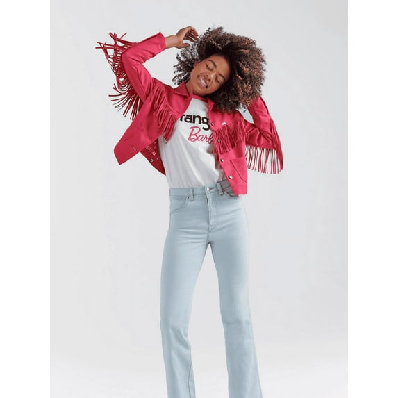 Wrangler Barbie Pink Fringe Wrancher - Ladies Jacket - 112344826