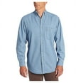 thumbnail image 1 of Wrangler mens Denim button down shirts, Denim, XX-Large Tall US, 1 of 2