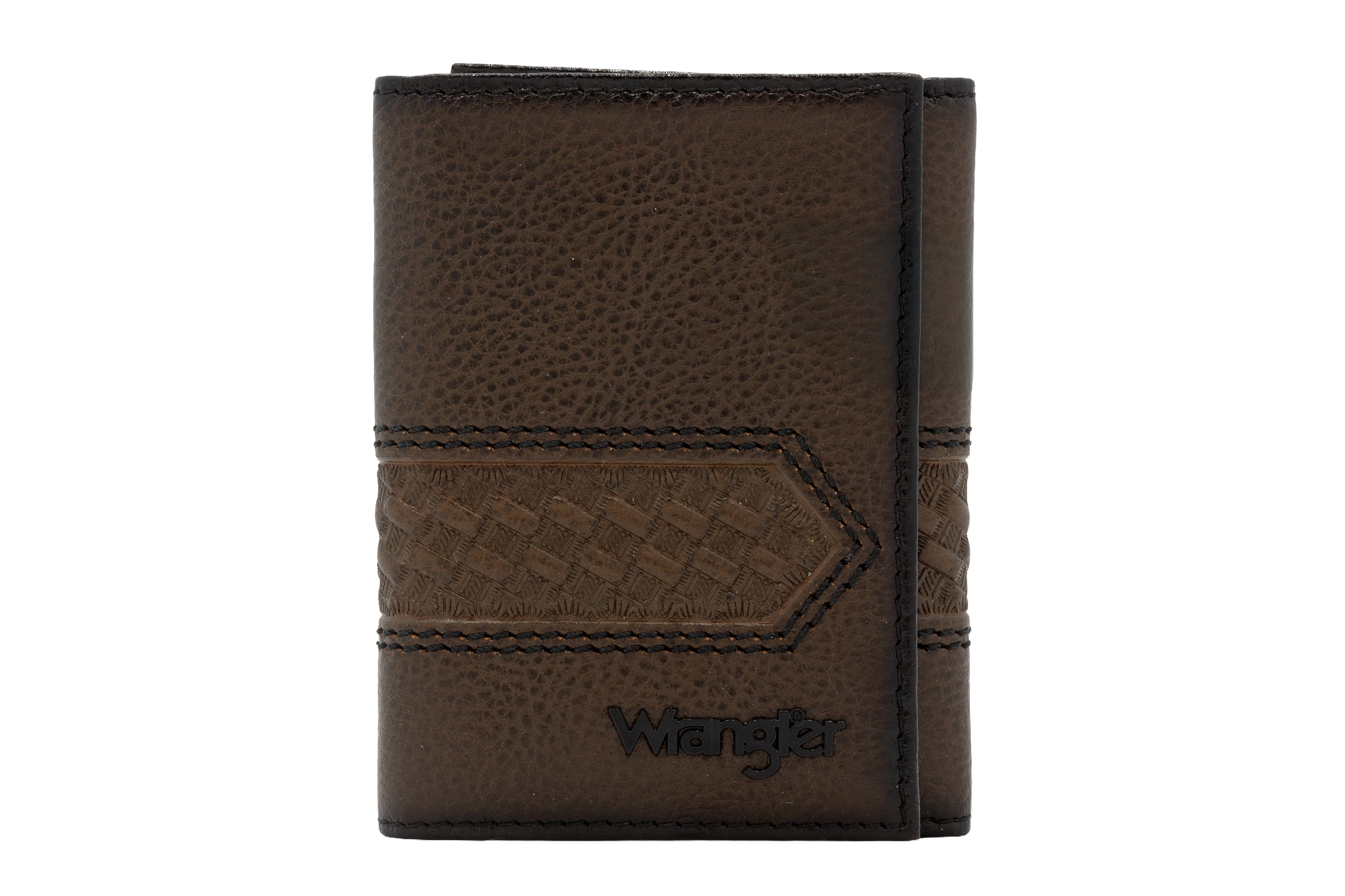 Wrangler Basket Weave Trifold with Wing