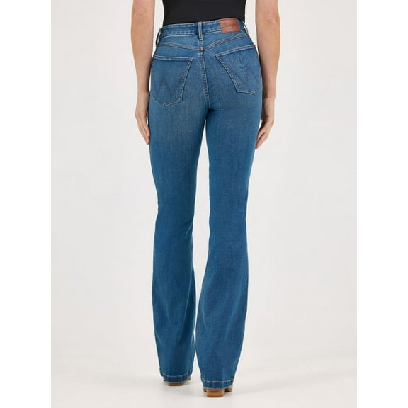 Wrangler Womens BeSpoke High Rise Bootcut Regina Jean 27x34 Blue Medium