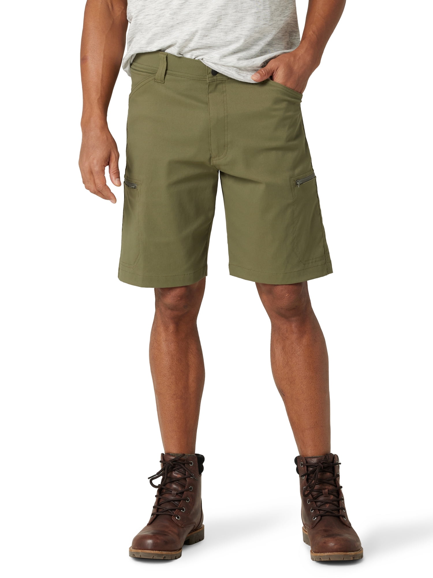 New Wrangler Denim Cargo Shorts Men's Sizes W30 - W44 Medium Wash Tech  Pocket