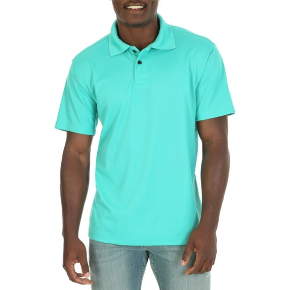 Wrangler Big Men's Short Sleeve Performance Polo
