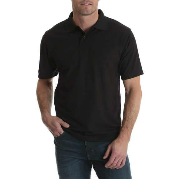 Wrangler Big Men's Short Sleeve Performance Polo