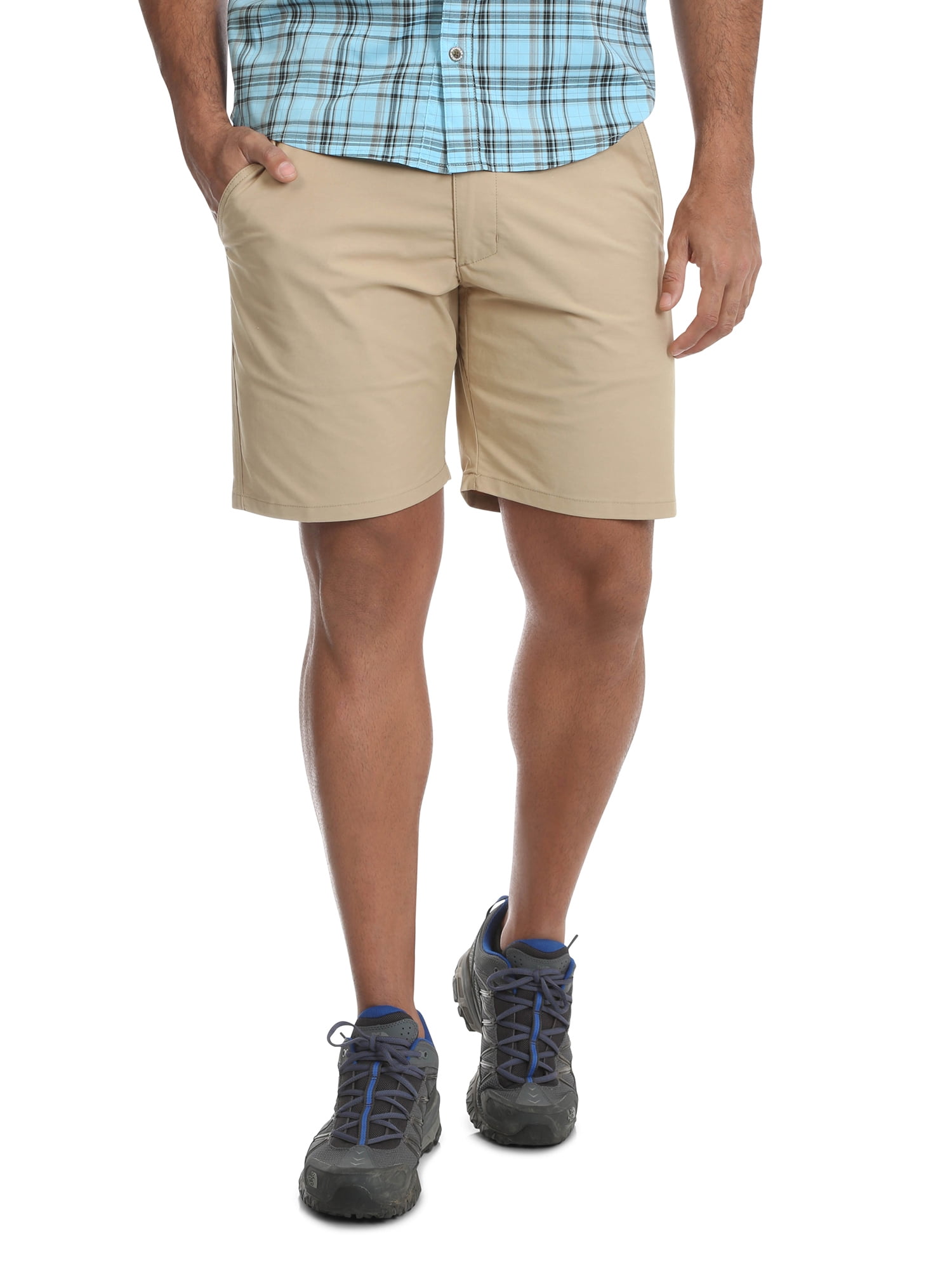 Wrangler Men's Outdoor Relaxed Fit Elastic Waist Shorts with