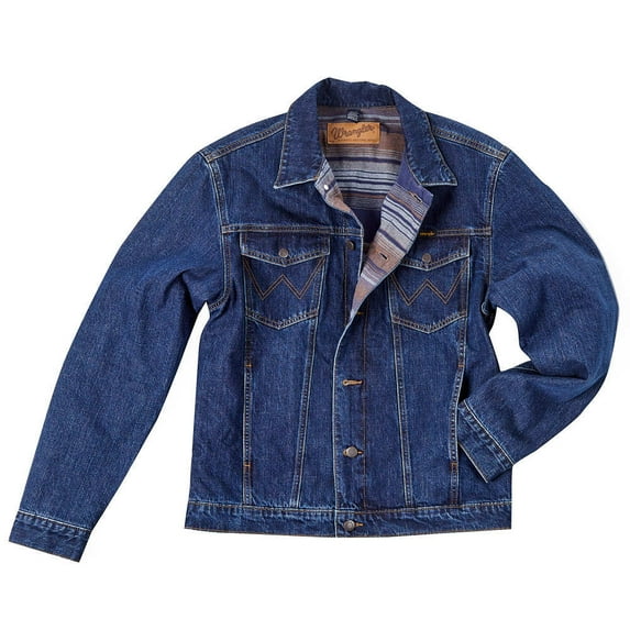 Wrangler Blanket Lined Denim Jacket - Mens Jacket - 74265Eo