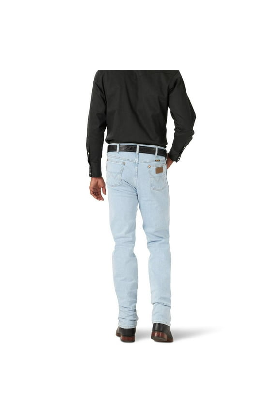 Mens Bleach Cowboy Cut Active Flex Jeans