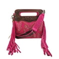 thumbnail image 1 of Wrangler Boot Stitch Small Fringe Pink - Ladies Purses  - Wg110-2022Hpk, 1 of 2