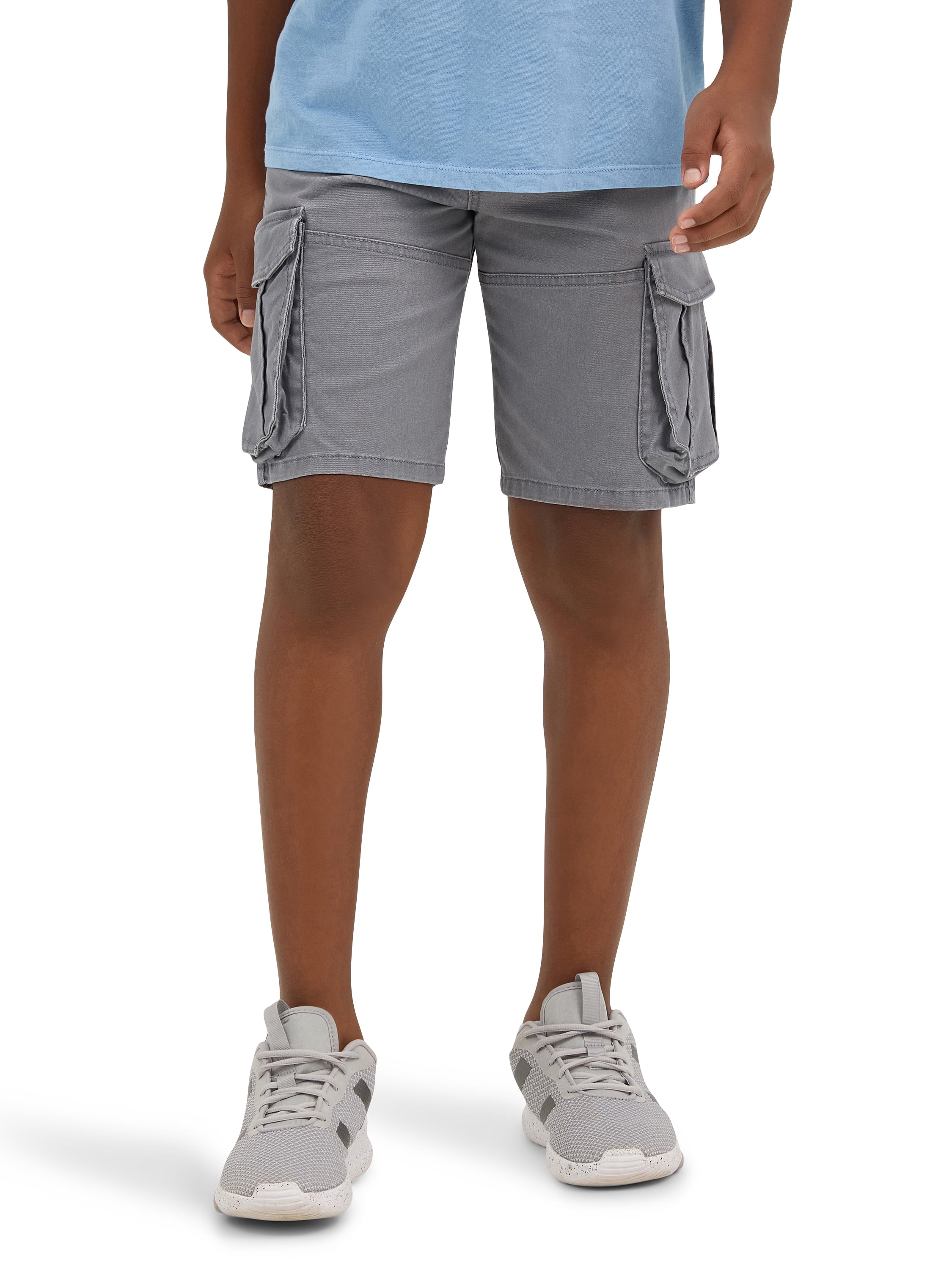 Wrangler Charge Short – Pantaloni Cargo Da Bambino E Ragazzo, Vestibilità Rilassata, 6 Tasche, Vita Regolabile, Cotone Traspirante