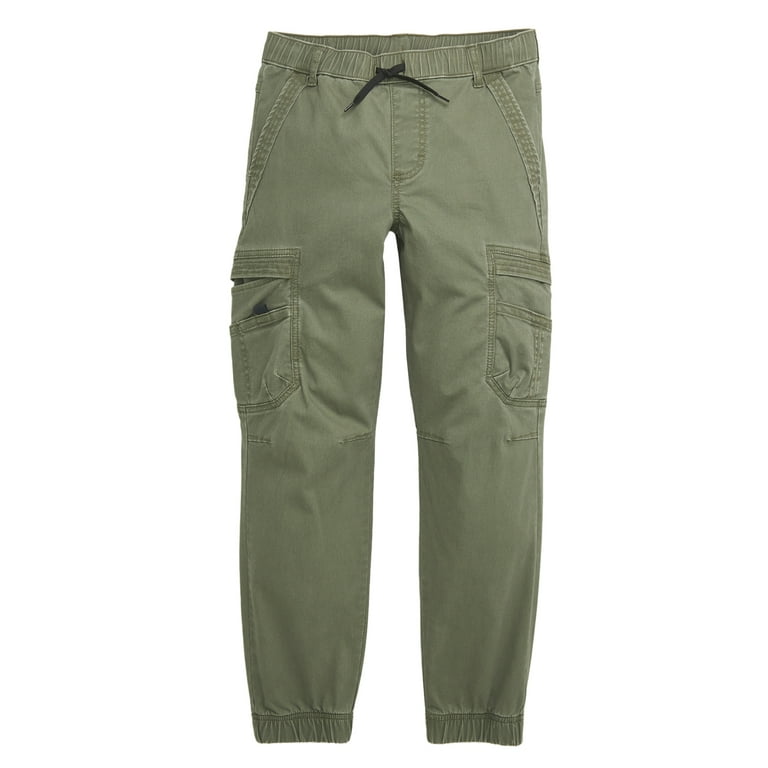 Wrangler Boys Gamer Cargo Jogger Pants, Sizes 4-16, Slim