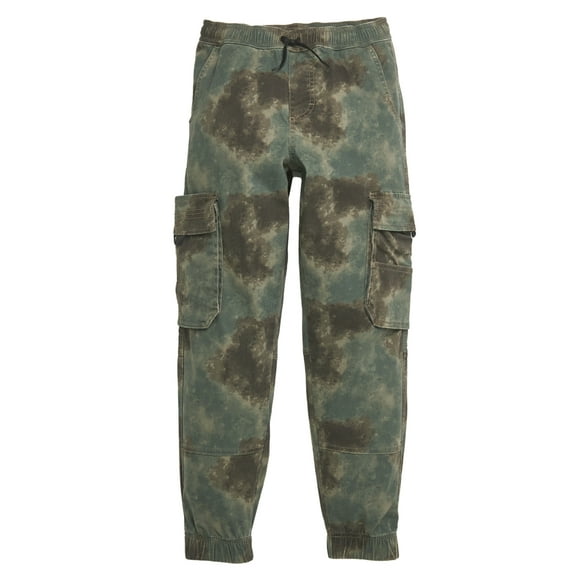 Wrangler® Boy's Loose Fit Cargo Jogger with Elasticized Cuffs, Sizes 4-18 & Husky