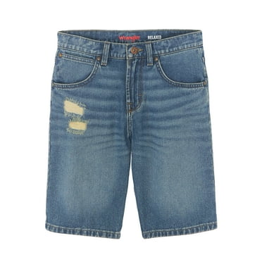 Wrangler® Boy's Relaxed Fit Denim Short Sizes 4-20 (Little Boy and Big Boy)