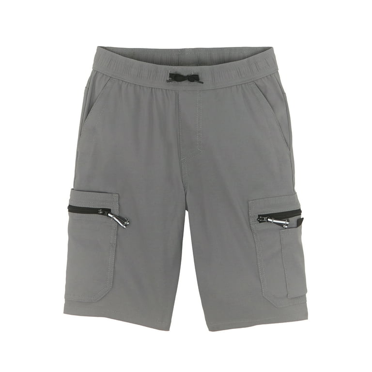 Wrangler Boy s Tech Cargo Shorts with Screen Cleaner Sizes XS 2XL Husky Walmart