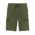 thumbnail image 1 of Wrangler® Boy's Tech Cargo Shorts with Screen Cleaner, Sizes XS-2XL & Husky, 1 of 8
