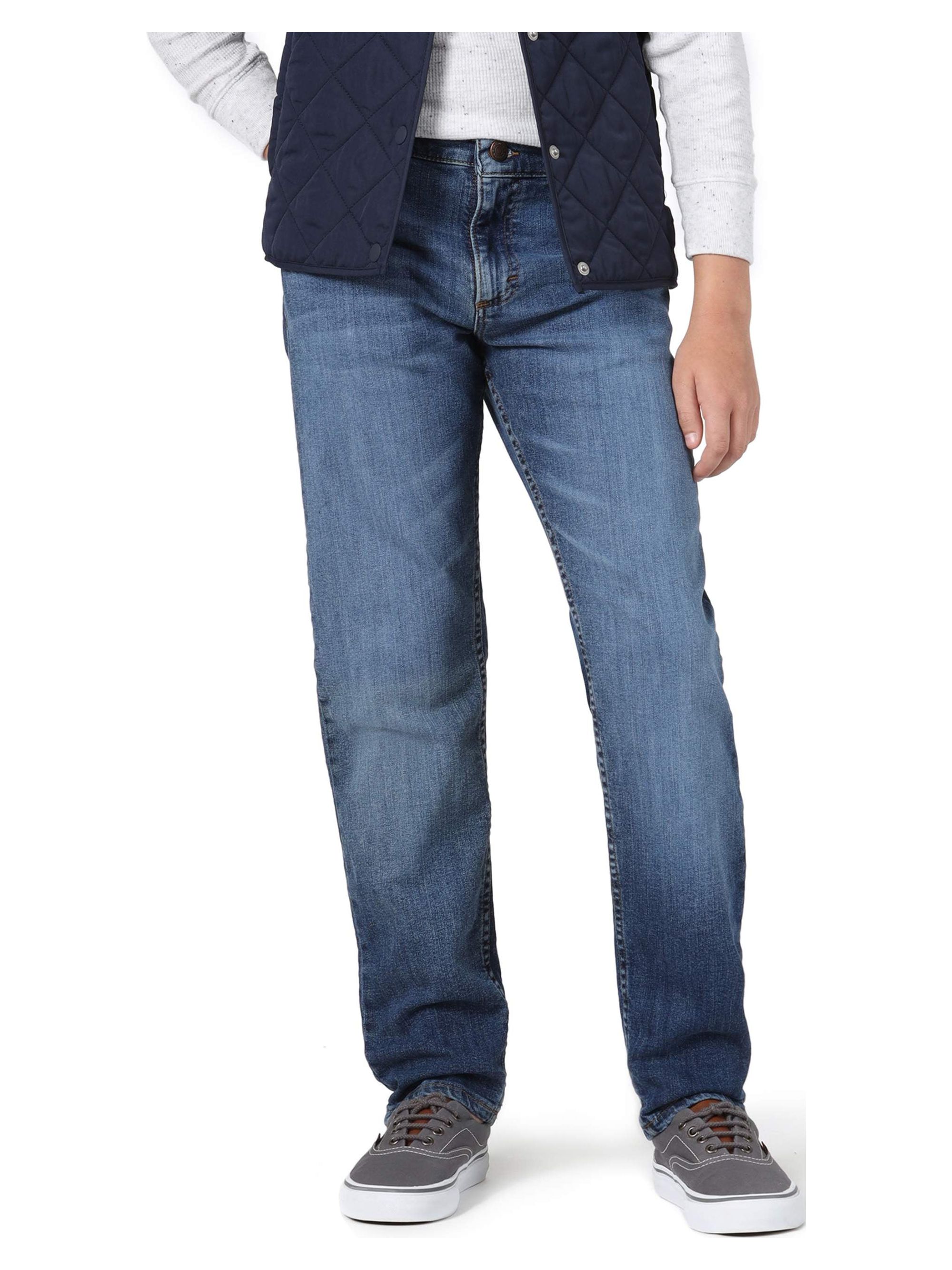 Wrangler Boys' 4-16 & Husky 5 Pocket Taper Fit Jeans - image 1 of 5