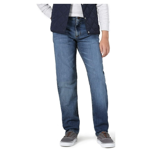 Wrangler Boys' 4-16 & Husky 5 Pocket Taper Fit Jeans