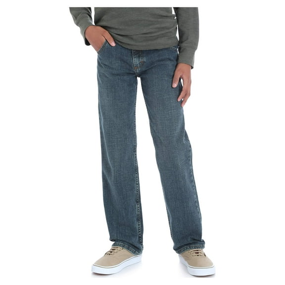 Wrangler Boys' 4-16 & Husky Straight Fit Jeans, Sizes 4-16 & Husky