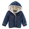 thumbnail image 1 of Wrangler Baby Girl Blue Denim Sherpa - Kids Girls Jacket - 112335833, 1 of 1