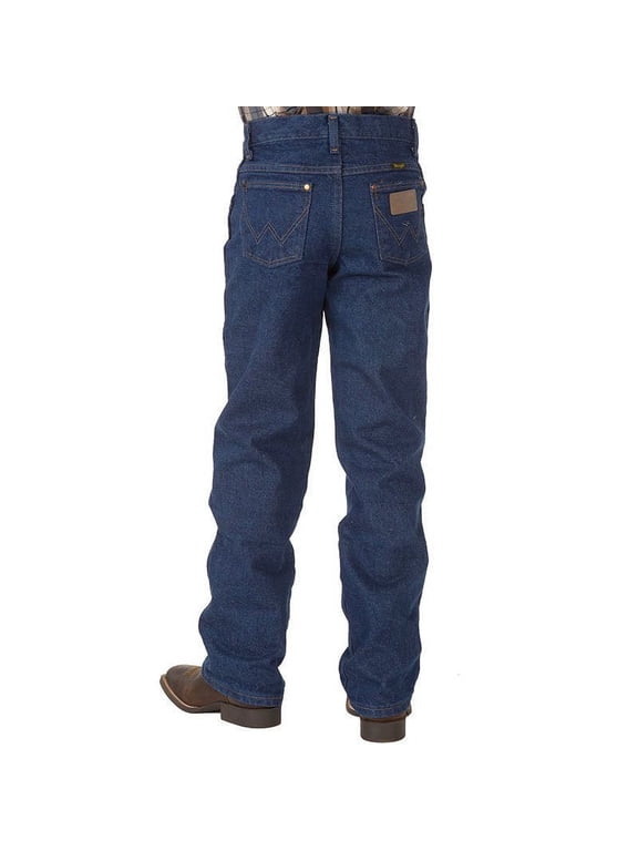 Boys Big Boys Cowboy Cut Jeans 11 SLIM Prewashed Indigo