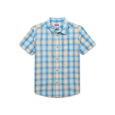 Wrangler Boys Button-Up Short Sleeve Shirt, Sizes 4-16