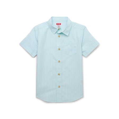 Wrangler Boys Button-Up Short Sleeve Shirt, Sizes 4-16