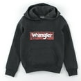 thumbnail image 1 of Wrangler Boys' Caviar Logo Hood Sweatshirt Black X-  US, 1 of 4