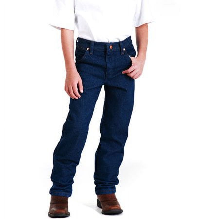 Wrangler Boys Cowboy Cut Original Fit Jeans, Sizes 4-16 - image 1 of 4