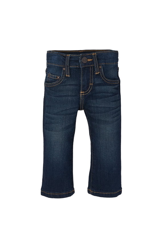 Boys' Denim Jeans, 0-3 Months, Indigo
