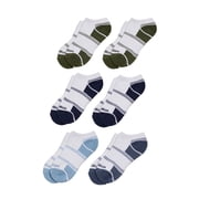 Wrangler Boys' Essentials Cool Comfort Low-Cut Boys Socks, Assorted Cushioned Kids Socks, Small, 6-Pack