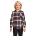 thumbnail image 1 of Wrangler Boys’ Long Sleeve Flannel Shirt, Sizes 4-18 & Husky, 1 of 5