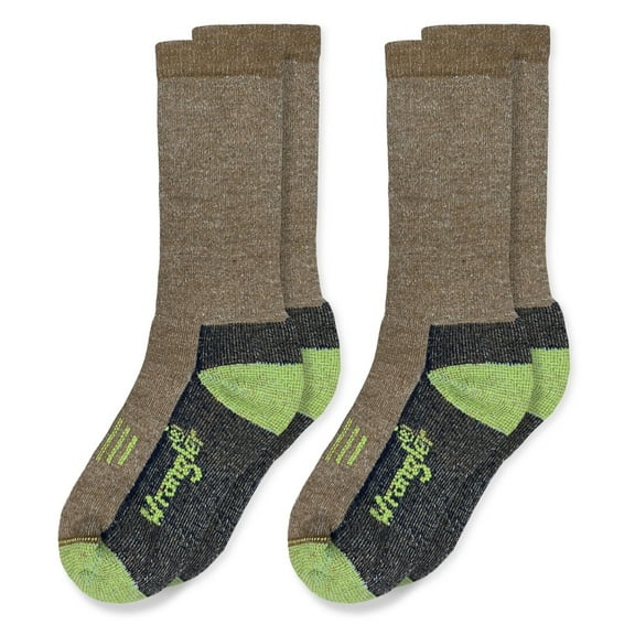 Wrangler Boys Merino Wool Full Cushion Seamless Boot Socks 2 Pair Pack