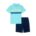 thumbnail image 1 of Wrangler Boys Polo Shirt and Pull On Shorts Set, 2-Piece, Sizes 4-7, 1 of 3