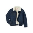 thumbnail image 1 of Wrangler Boys' Sherpa Lined Trucker Denim Jacket, 1 of 4
