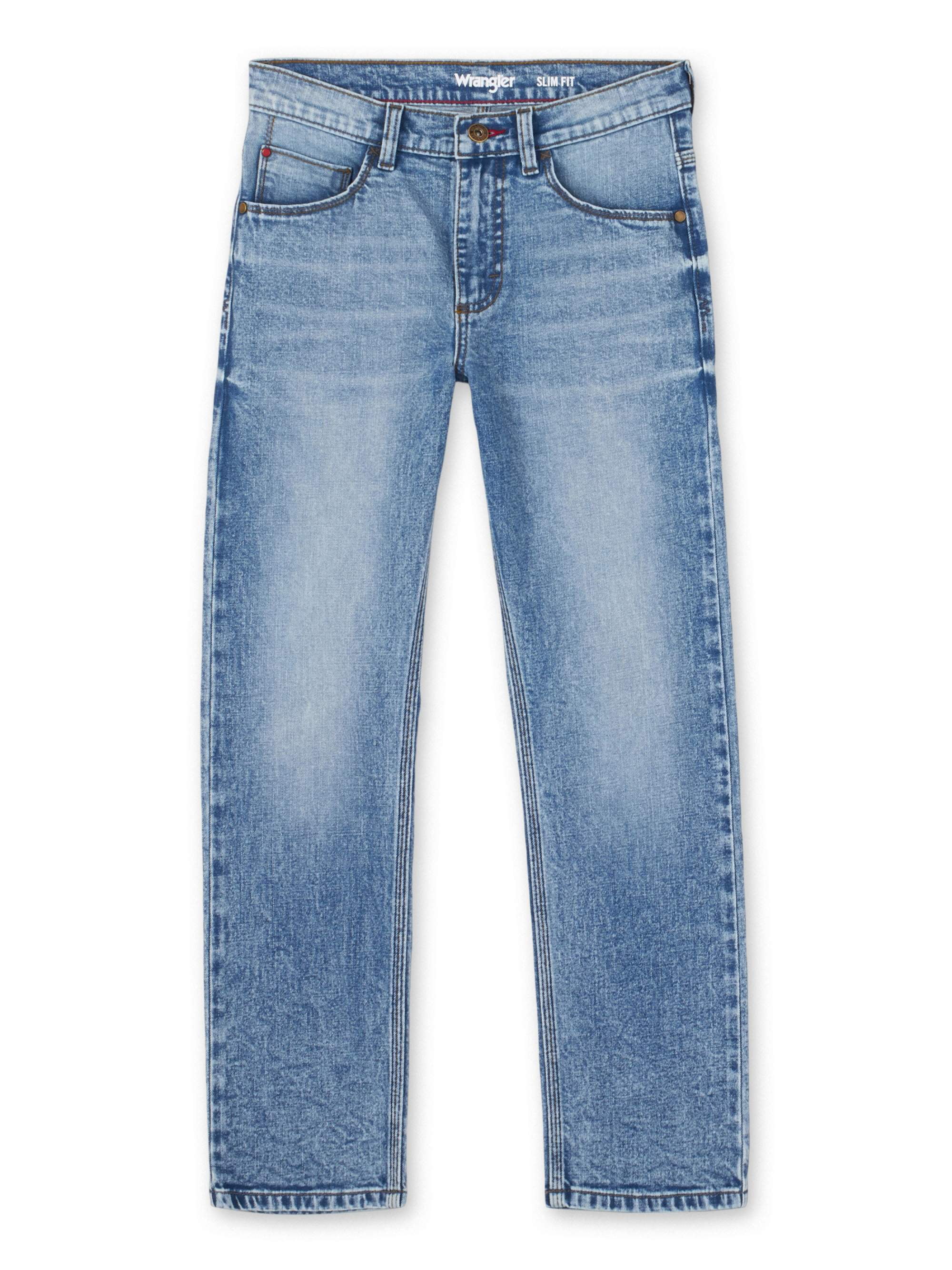Lot Garçon : Jean Wrangler 8 Slim Taille Ajustable + T-shirt Urban Pipeline Rayé Manches Longues Taille 8