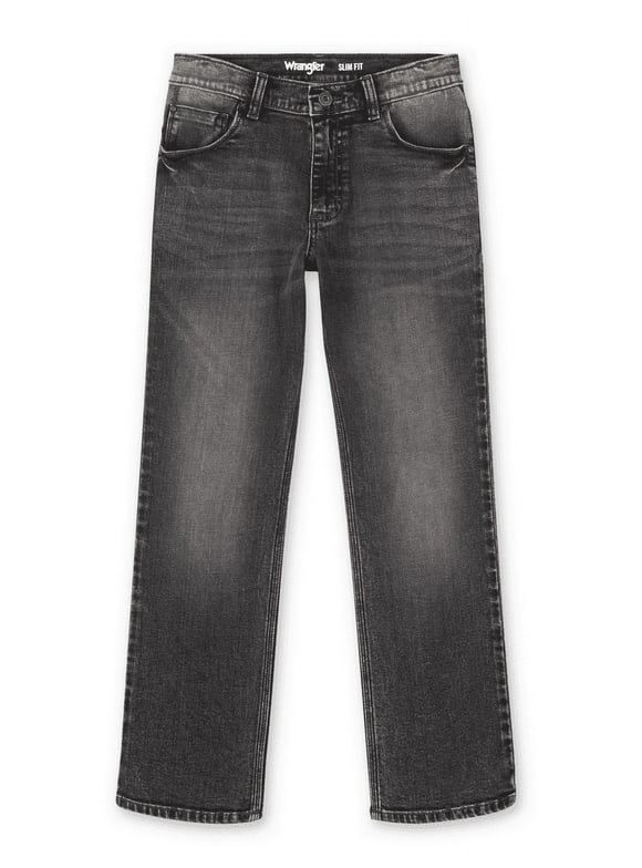 Wrangler Boys Slim Fit Jeans, Sizes 4-16 & Husky