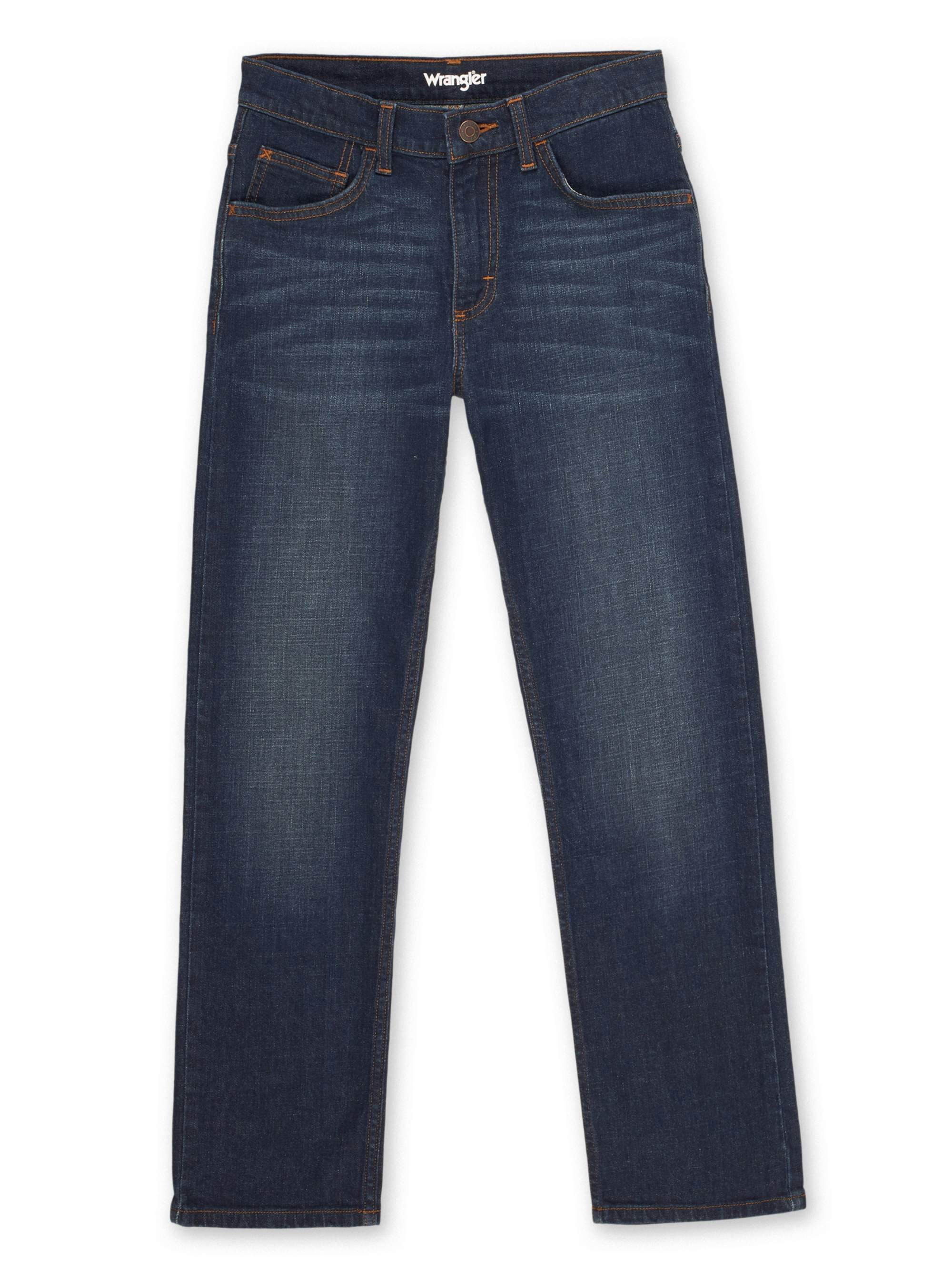 Wrangler Boys Slim Straight Jean with Stretch, Sizes 4-16