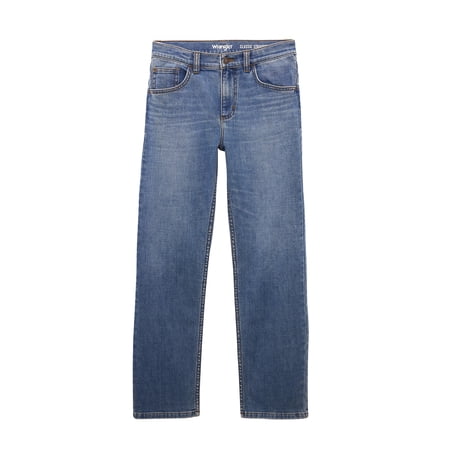 Wrangler® Boys Straight Fit Denim Jeans, Sizes 4-18 Regular, Slim, & Husky