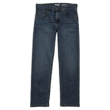 Wrangler® Boys Straight Fit Denim Jeans, Sizes 4-18 Regular, Slim, & Husky